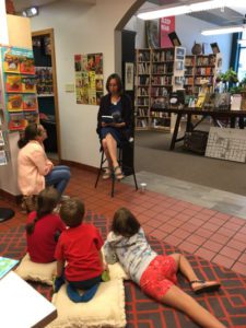 Story Time at library Handersen Publishing Authors